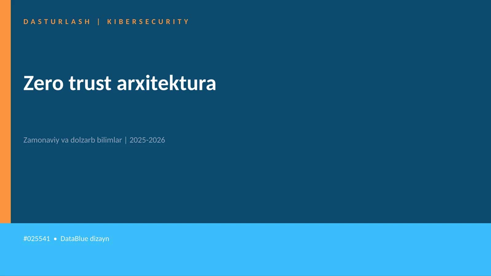Zero trust arxitektura