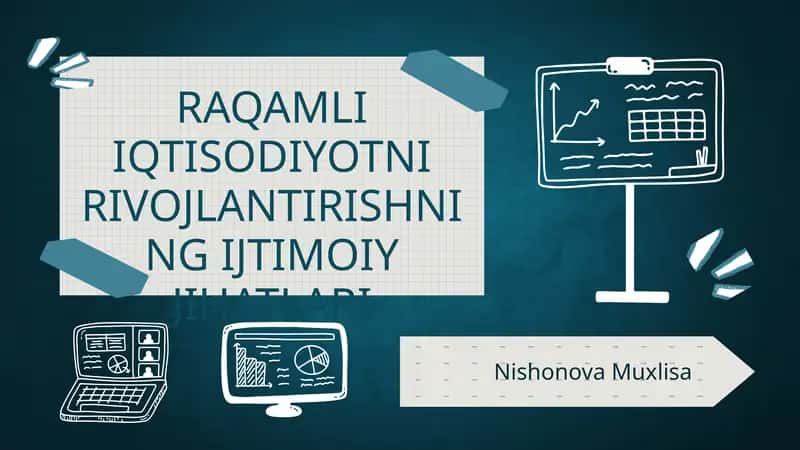 Raqamli iqtisodiyotni rivojlantirishning ijtimoiy jihatlari