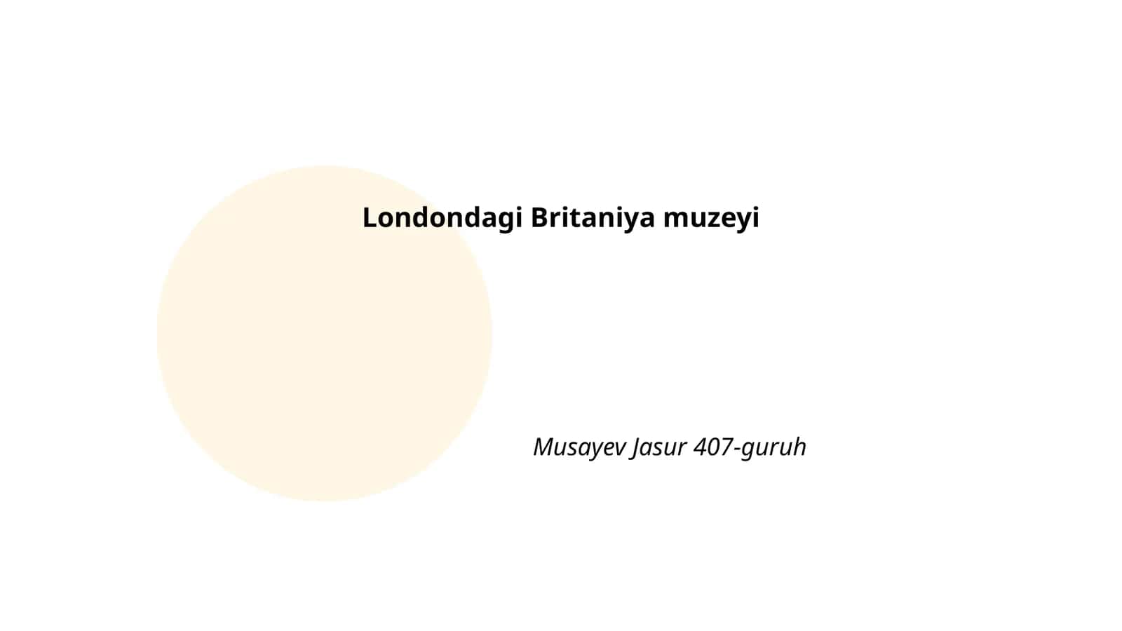 Britaniya muzeyi tarixi