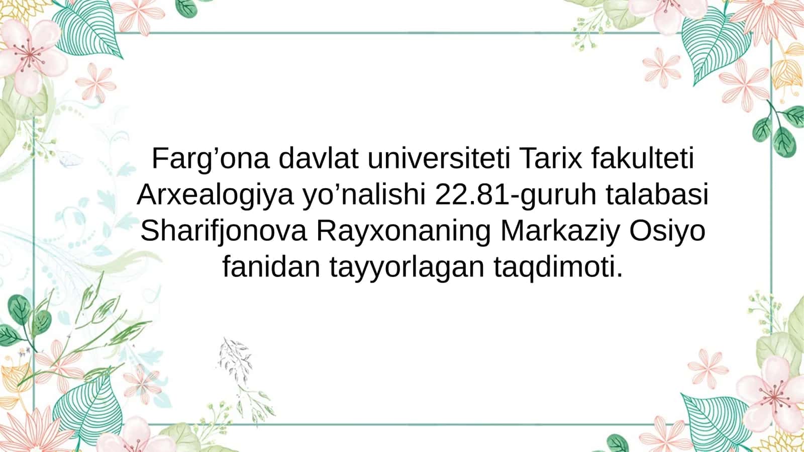 Afrosiyob va Ko'ktepa yodgorliklarining o'rganilishi tarixi