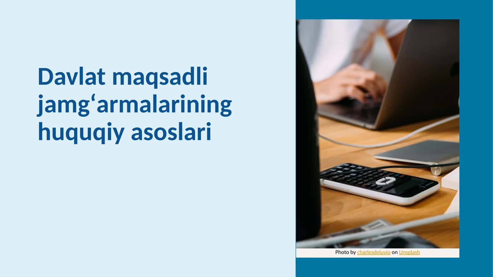 Davlat maqsadli jamgʻarmalarining huquqiy asoslari