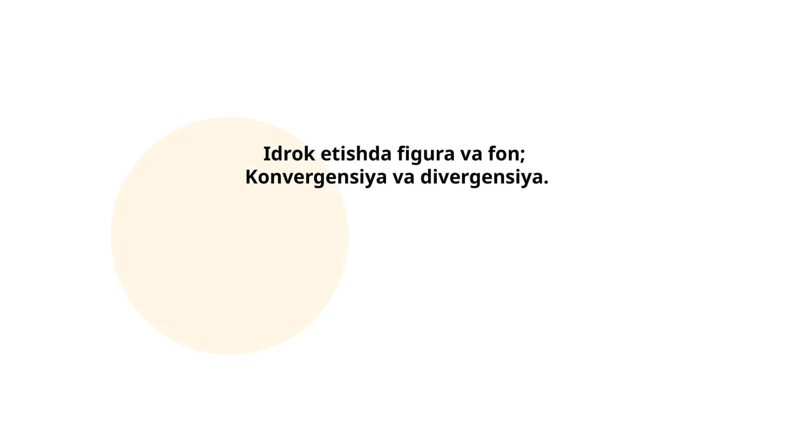 Figura va fon: idrok nazariyasi