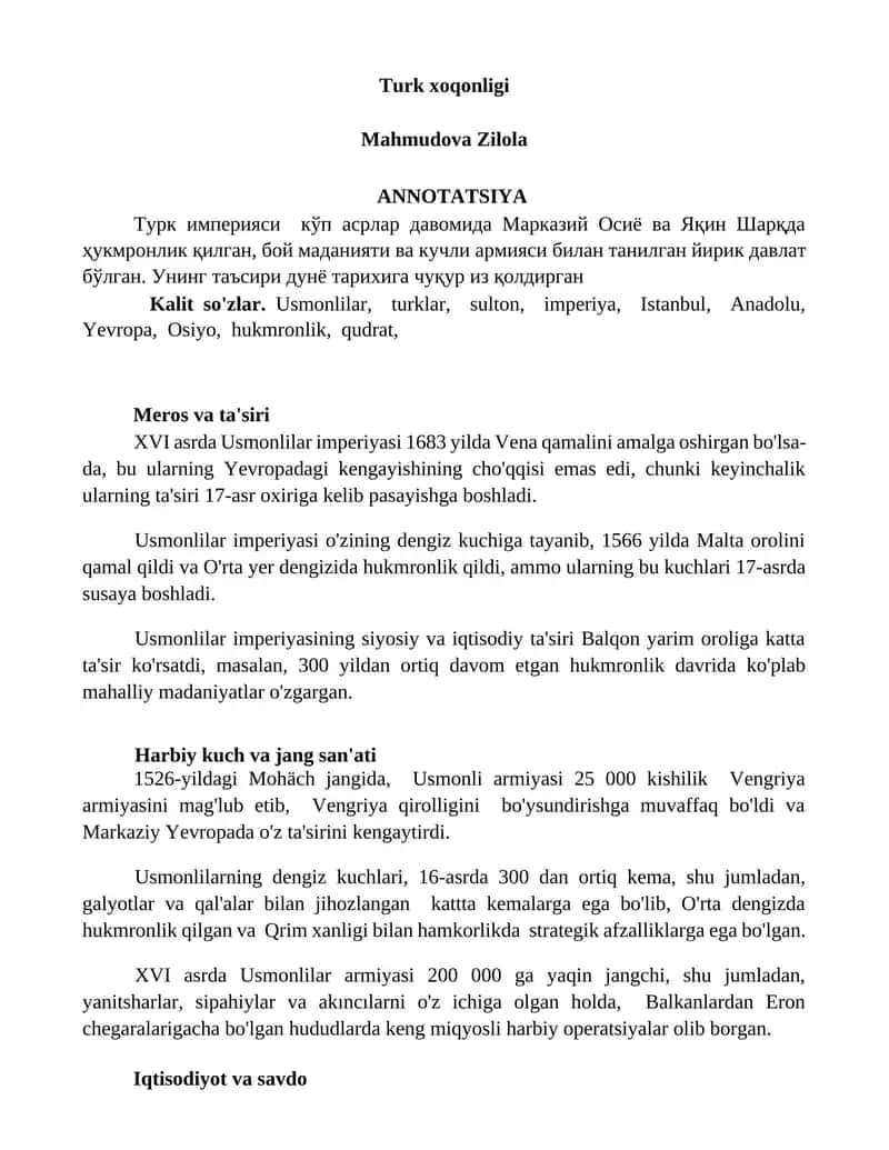 Turk xoqonligi