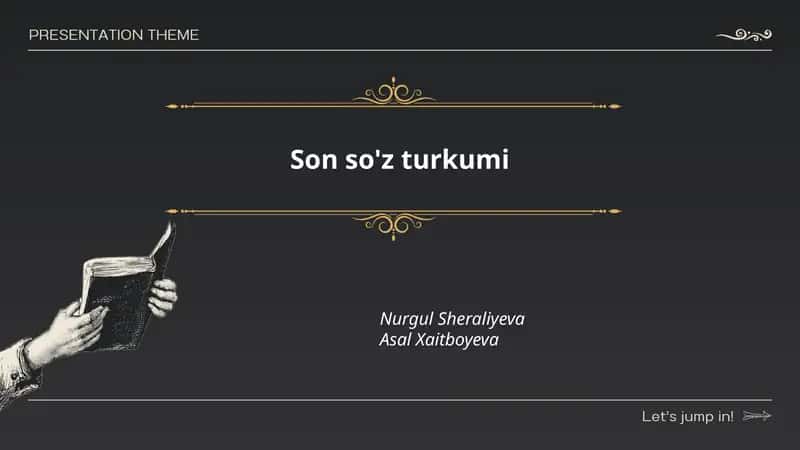 Son so'z turkumi