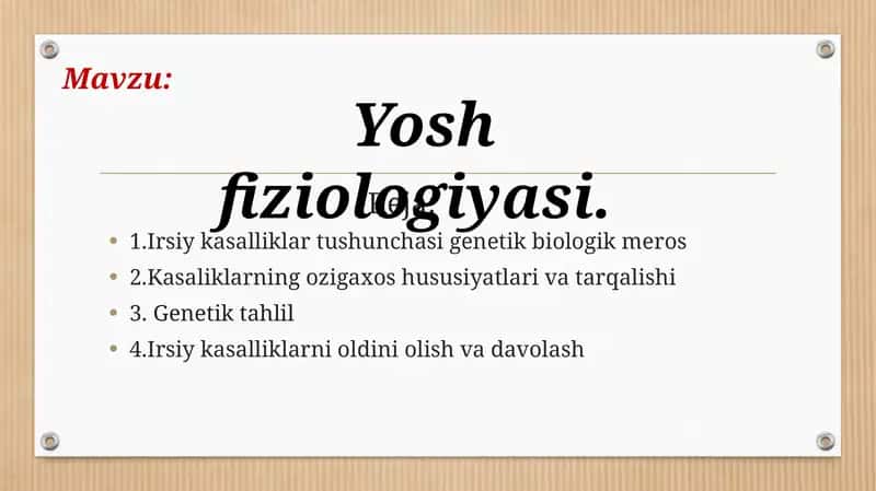 Irsiykasalliklartushunchasigenetikbiologikmeros