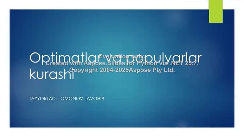 Optimatlar va populyarlar kurashi