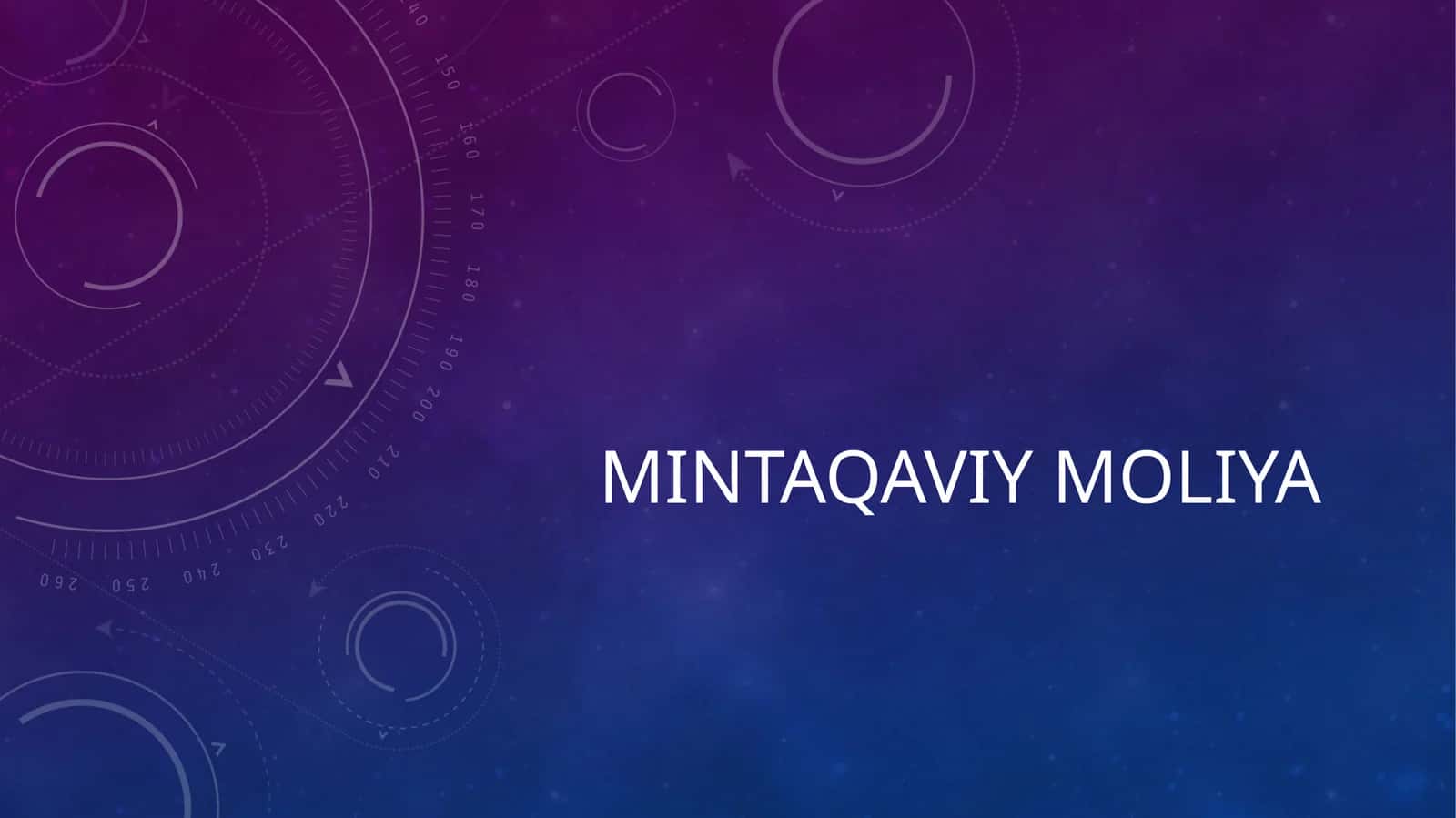 Mintaqaviy moliya