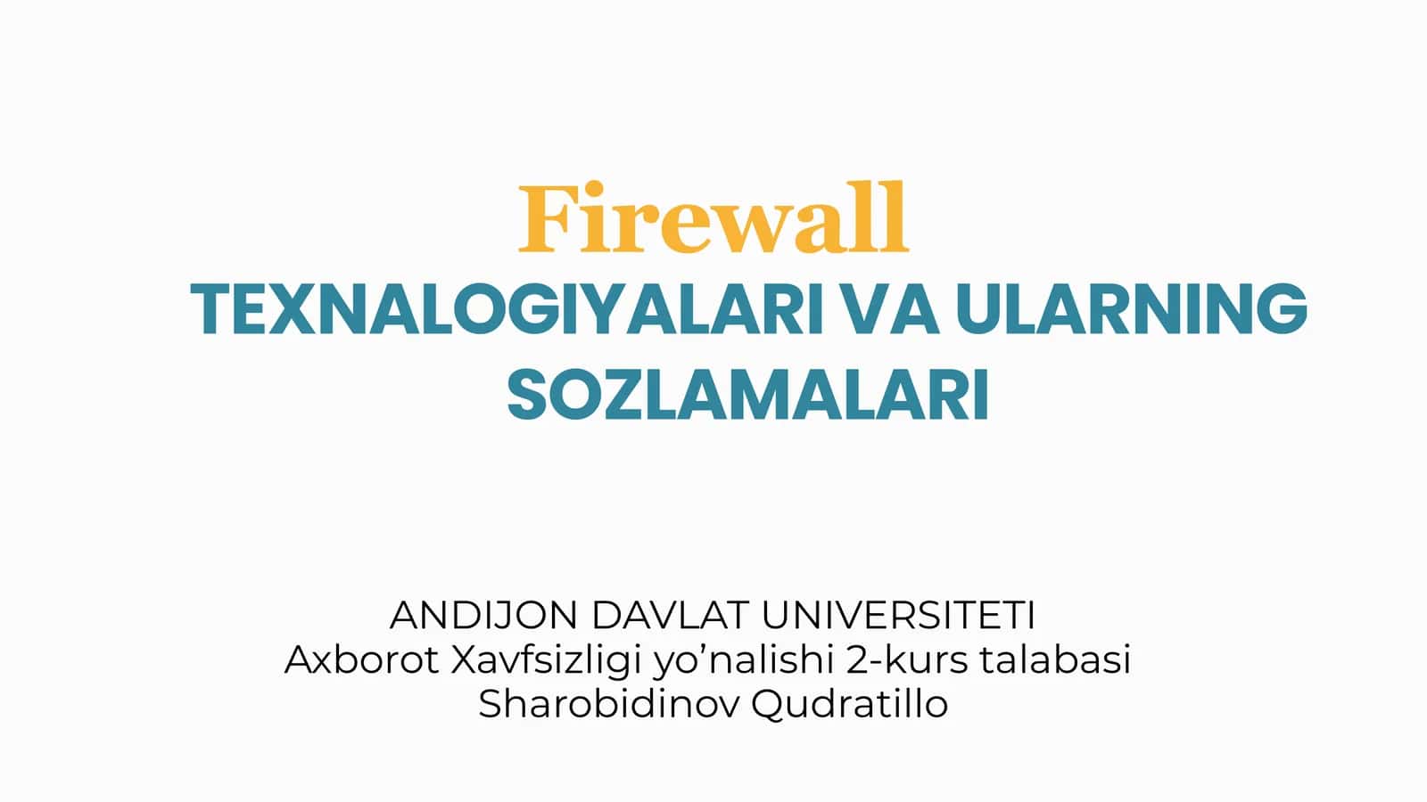 Firewall
