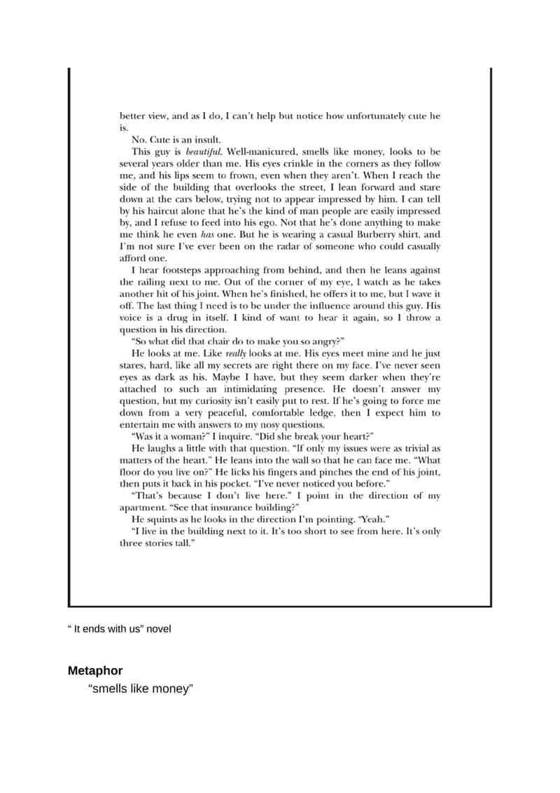 “ It ends with us” novel