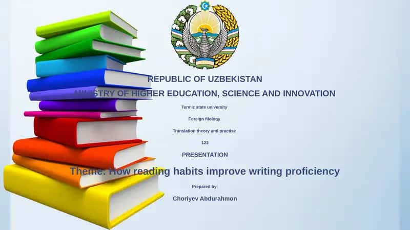 How reading habits improve writing proficiency