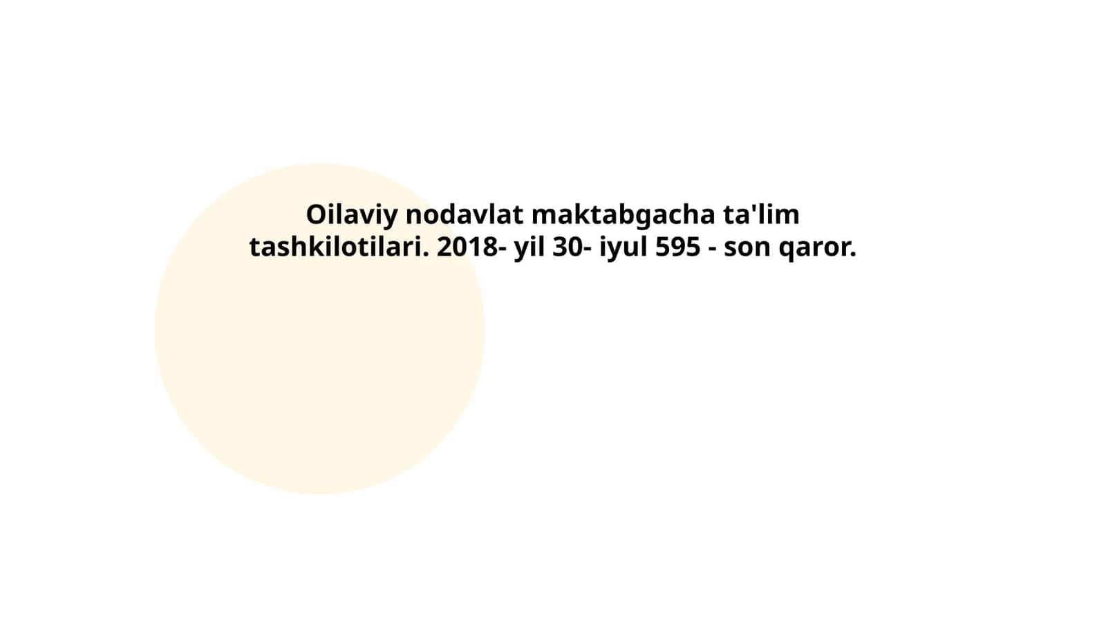 Oilaviy nodavlat maktabgacha ta'lim tashkilotilari