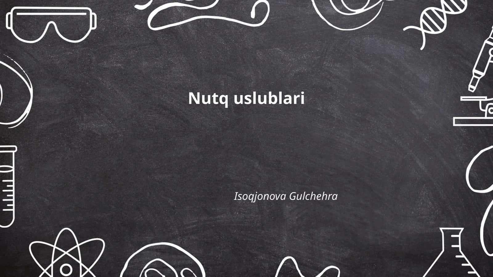 Nutq uslublari