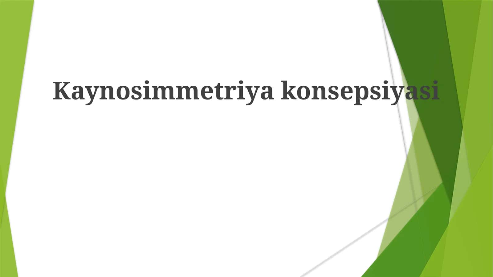 Kaynosimmetriyakonsepsiyasi