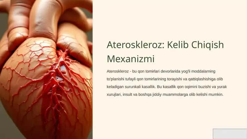 Ateroskleroz: Kelib Chiqish Mexanizmi
