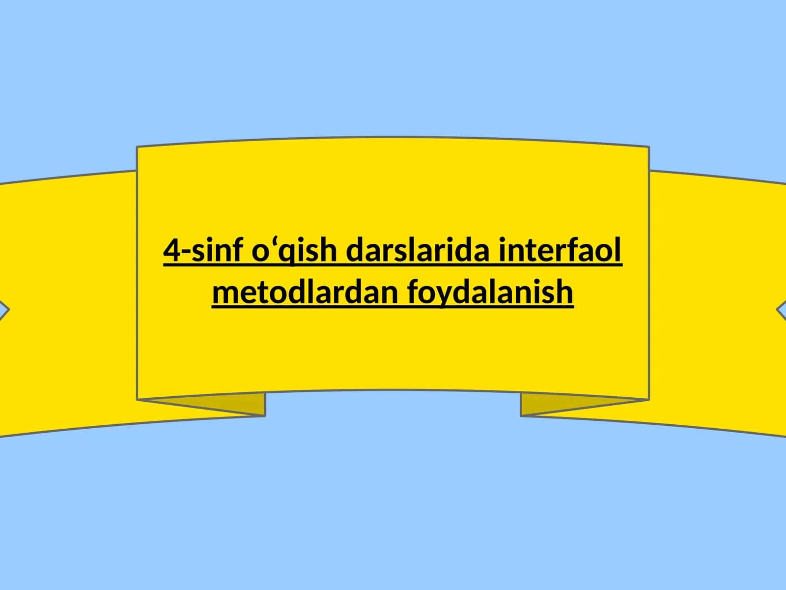 Interfaol metodlar