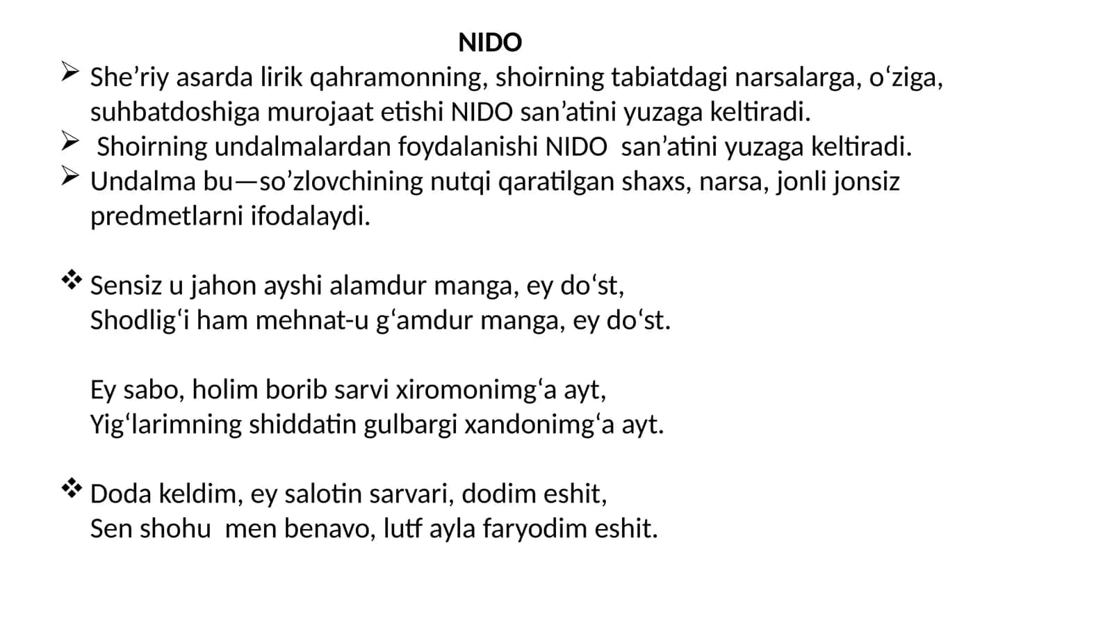 NIDO