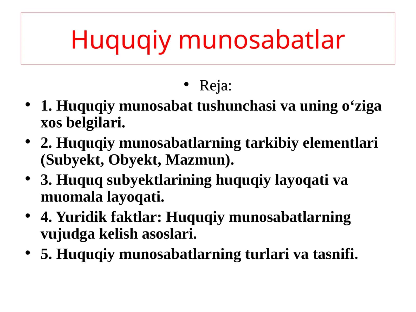 mustaqil ish (slayd)