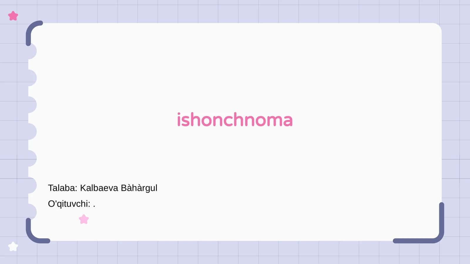 Ishonchnoma