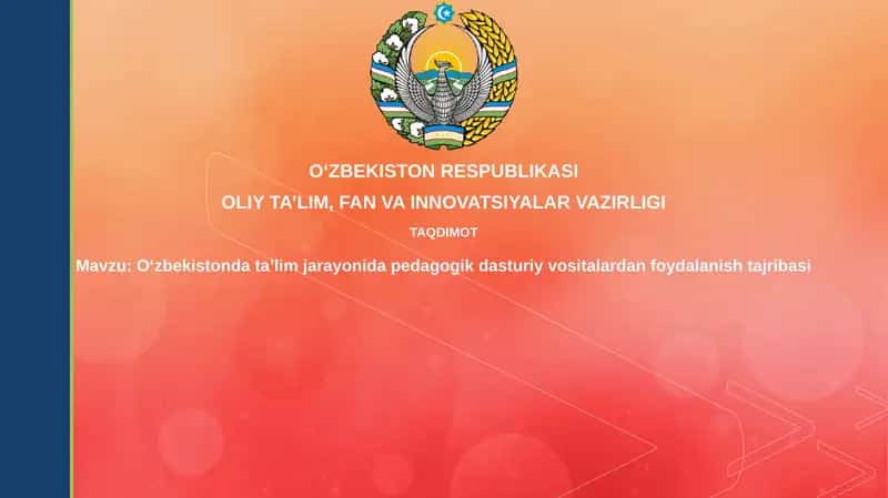 Pedagogik Dasturiy Ta'minot