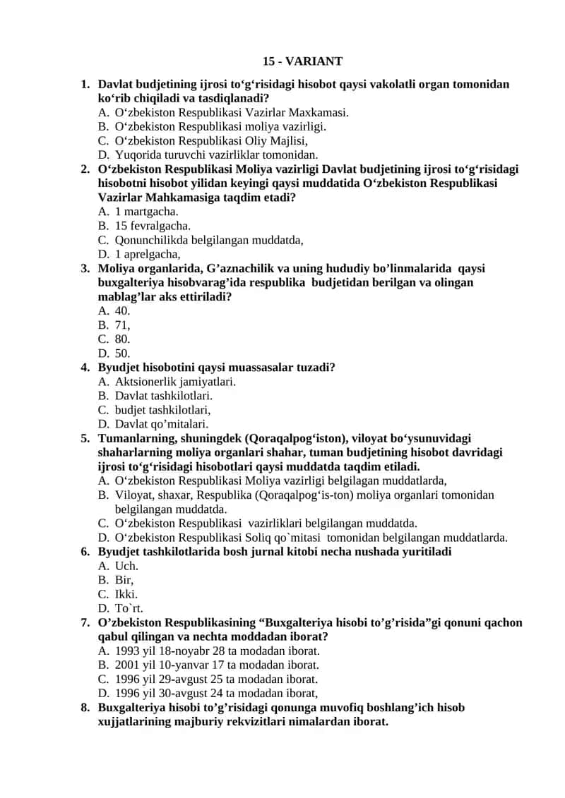 davlat byudjeti