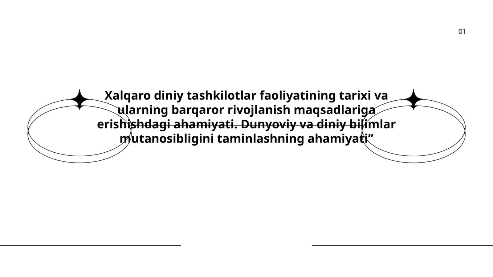 Xalqaro diniy tashkilotlar faoliyatining tarixi