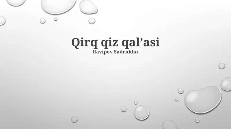 Qirq Qiz Qal'asi