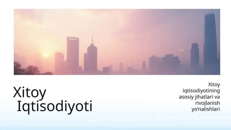 Xitoy Iqtisodiyoti