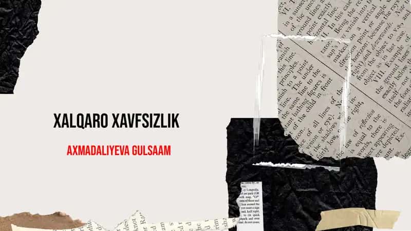 Xalqaro xavfsizlik
