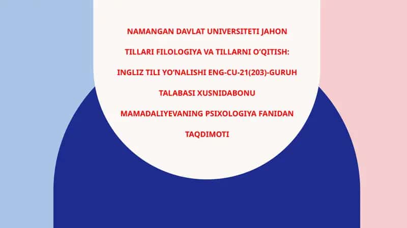 Ingliz tili o'qitish