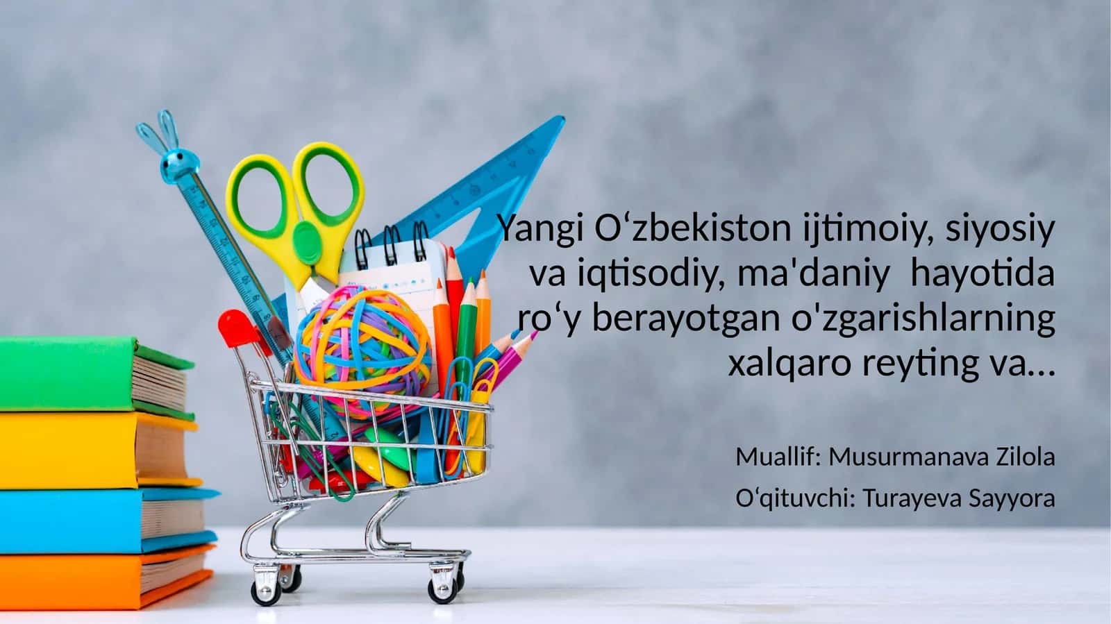 Yangi O‘zbekiston Ijtimoiy, Siyosiy va Iqtisodiy O'zgarishlar