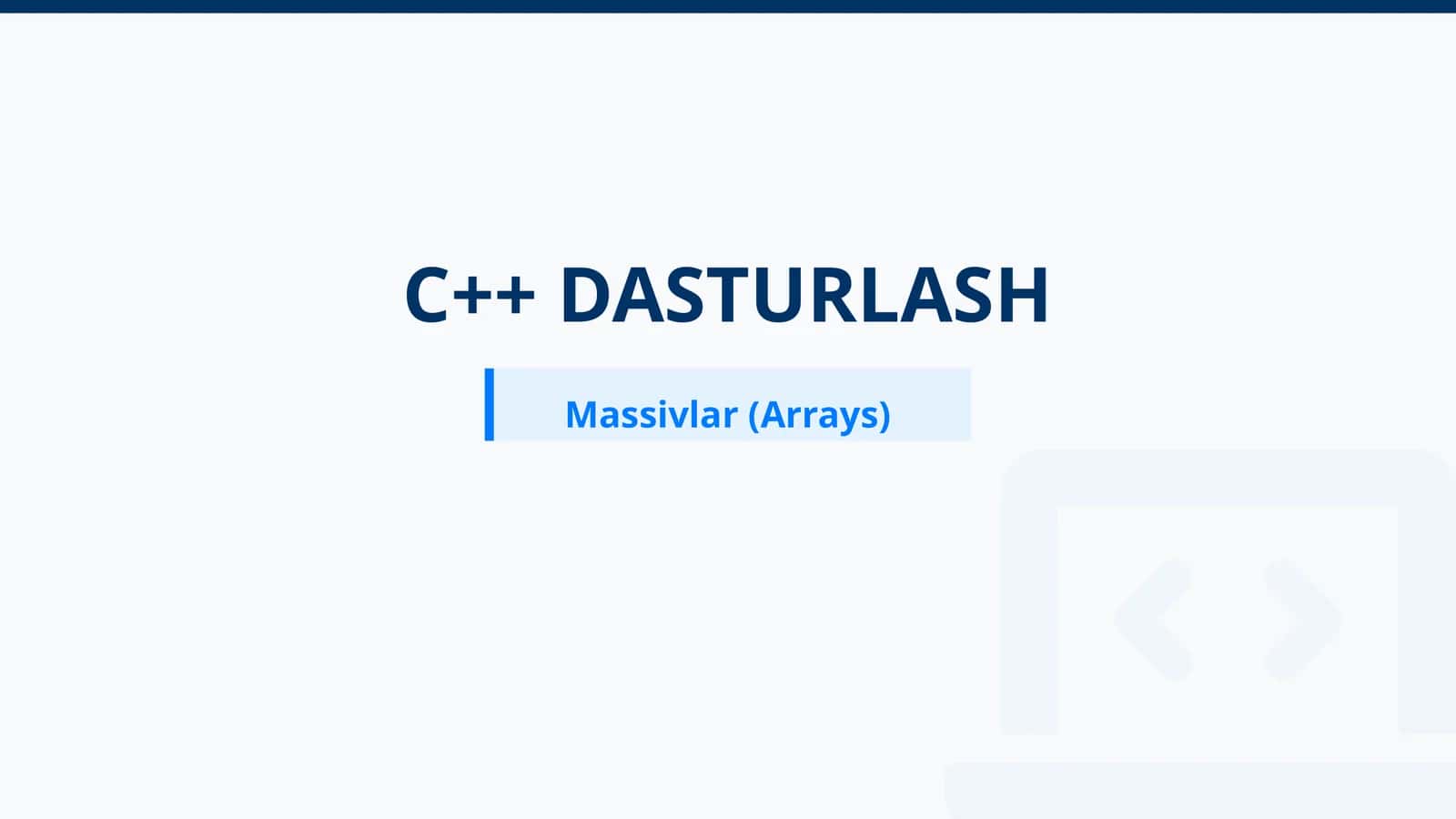 massivlar