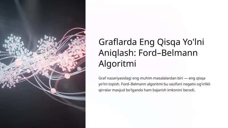 Ford–Belmann Algoritmi