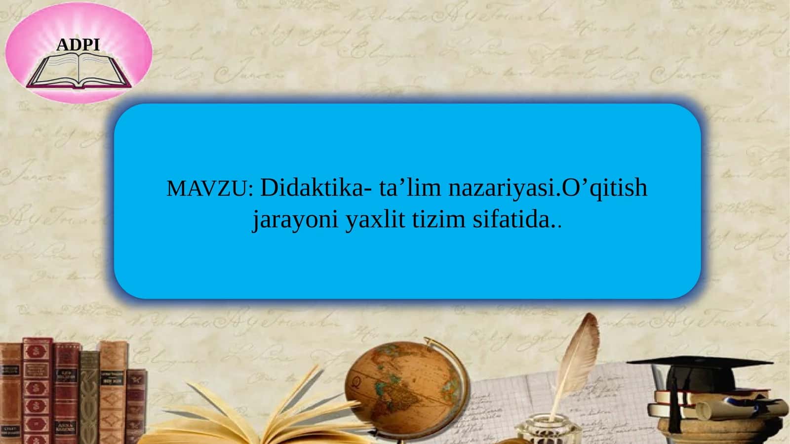 Didaktika-ta’limnazariyasi