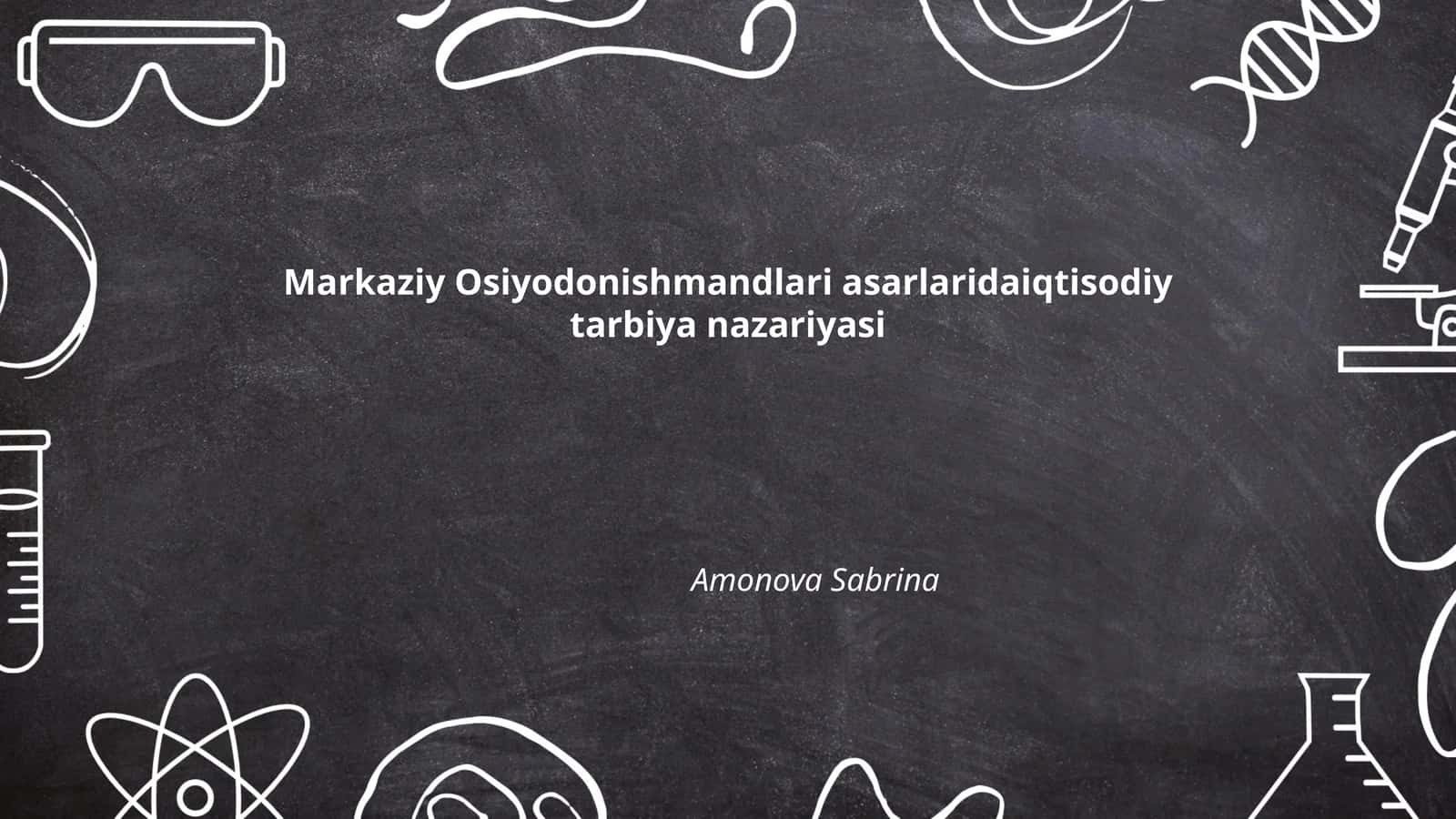 Iqtisodiy tarbiya nazariyasi