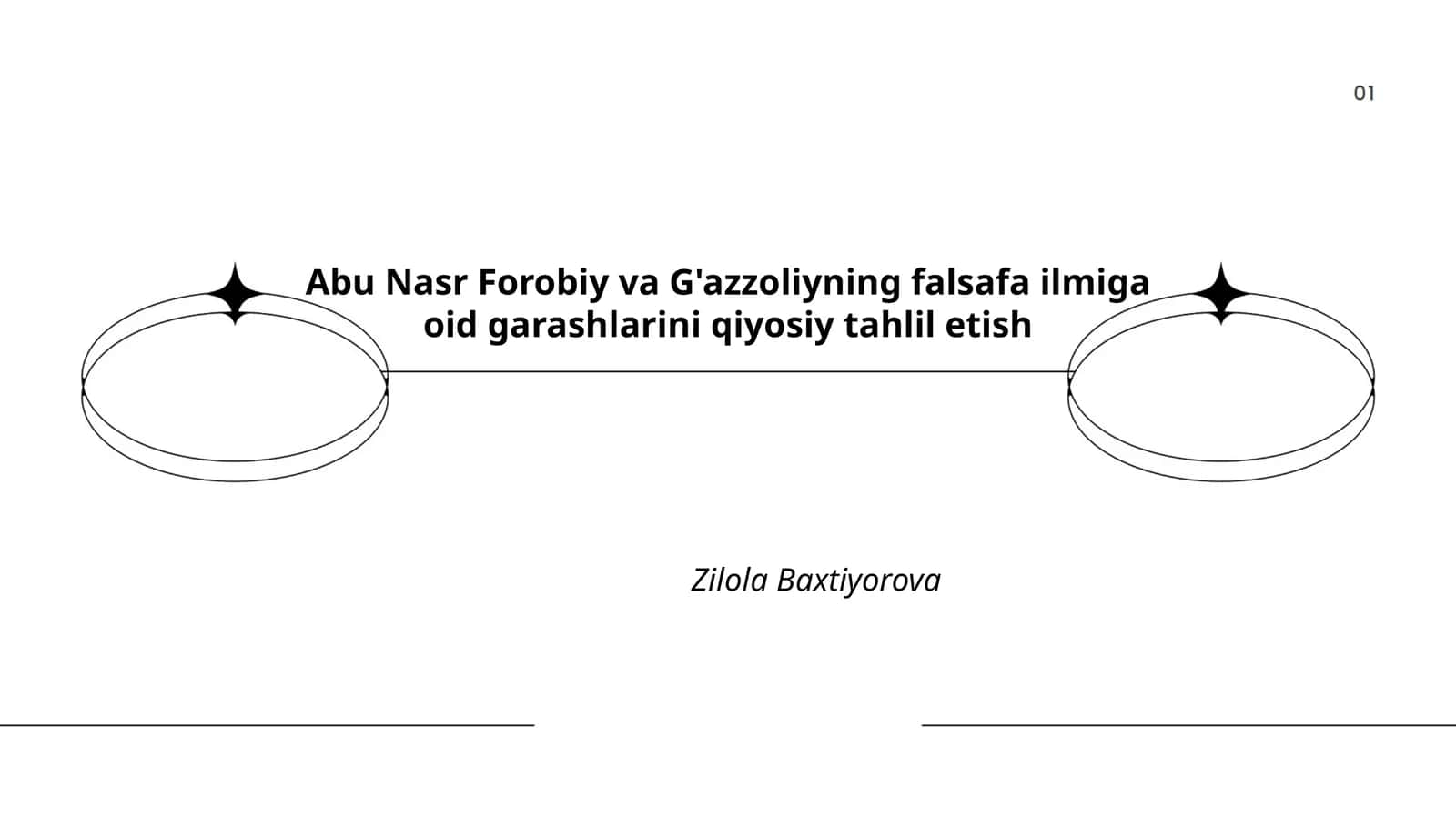 Abu Nasr Forobiy va G'azzoliyning falsafa ilmiga oid garashlarini qiyosiy tahlil etish