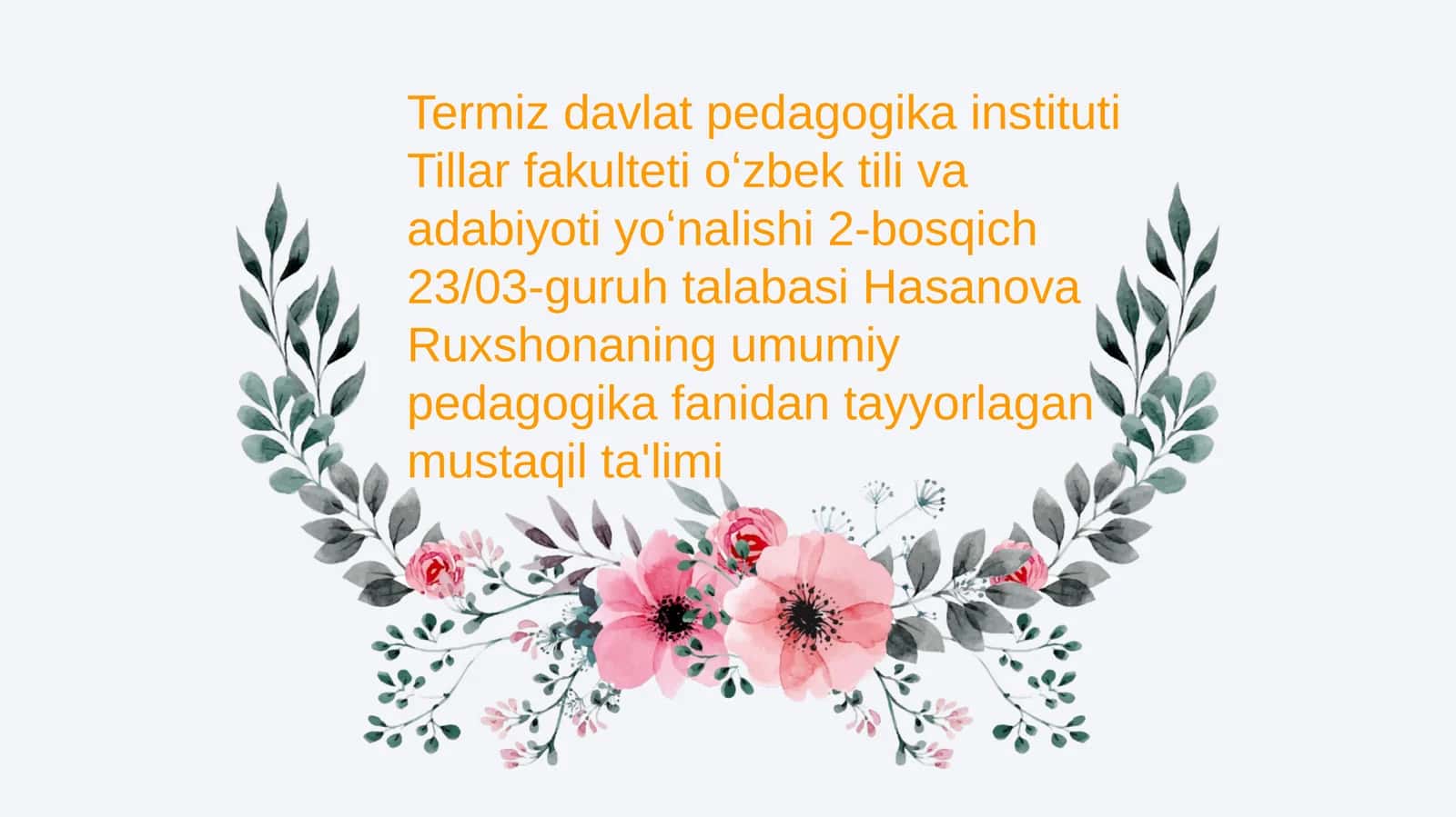 Pedagogik fikrlartaraqqiyotida oʻqituvchimahoratimasalalari