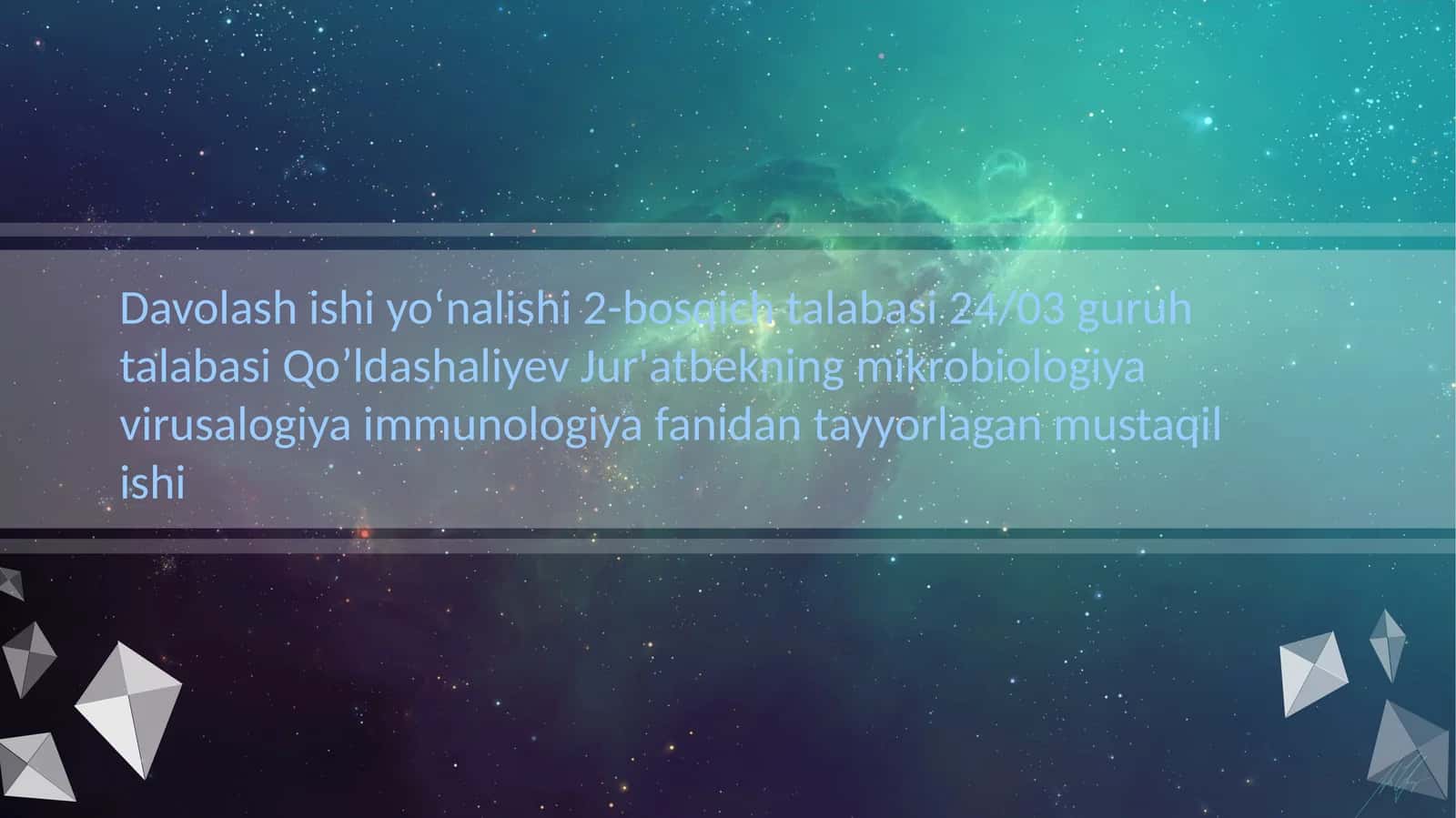 Atipik mikobakteriyalar haqida umumiy tushuncha