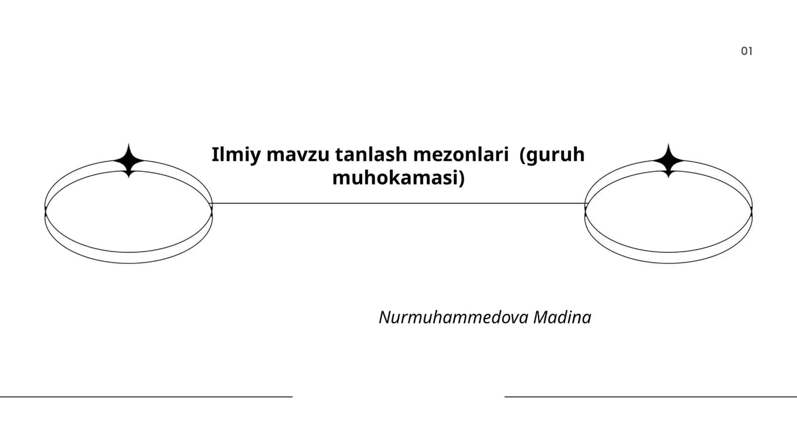Ilmiy mavzu tanlash mezonlari (guruh muhokamasi)