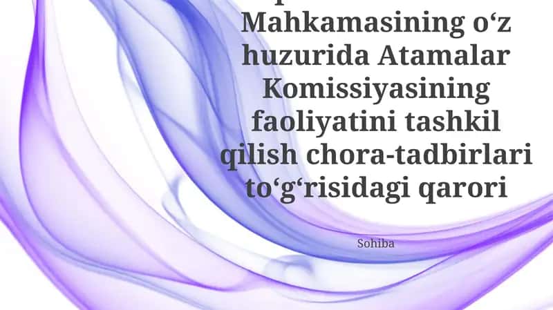 Terminologiya bo'yicha ishlar