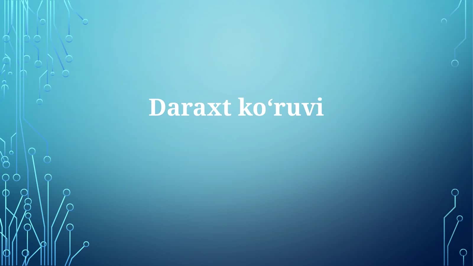 Daraxtkoʻruvi