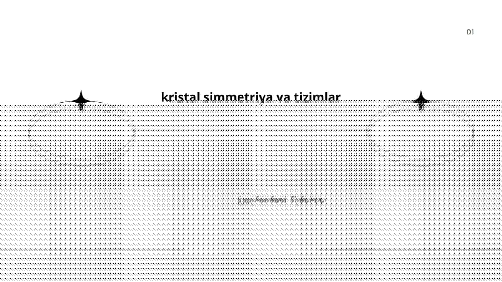 Kristal simmetriya va tizimlar