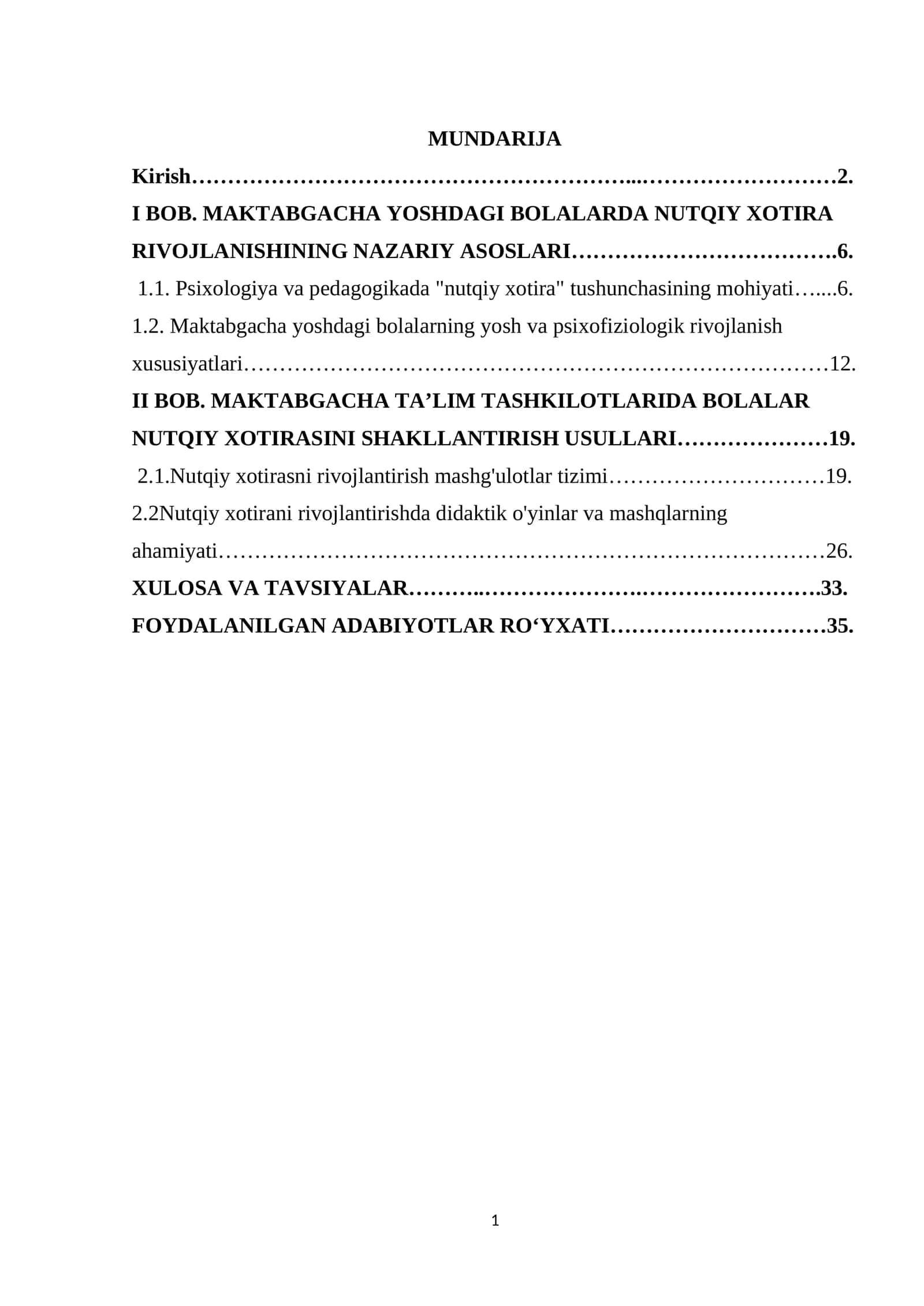 MAKTABGACHA YOSHDAGI BOLALARDA NUTQIY XOTIRA RIVOJLANISHINING NAZARIY ASOSLARI