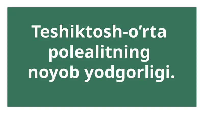 Teshik-tosh