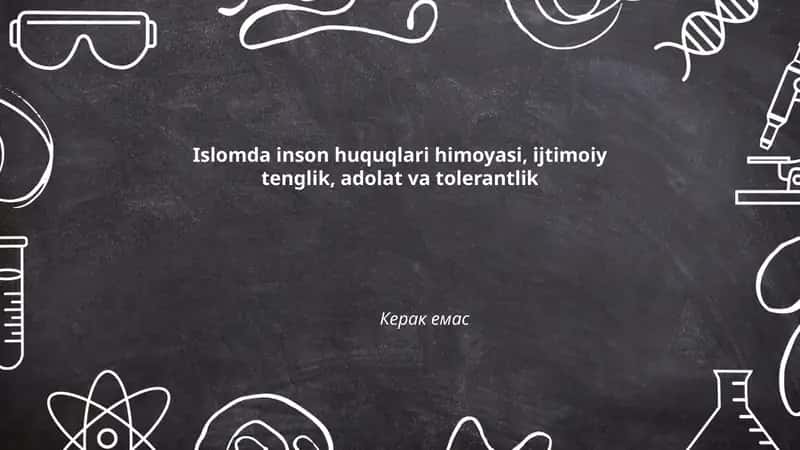 Islomda inson huquqlari himoyasi