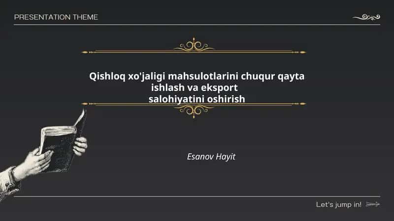 Meva va sabzavotlarni chuqur qayta ishlash texnologiyalari va innovatsiyalar