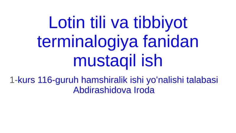 Retseptda qoʻllaniladigan qisqartma shakllar