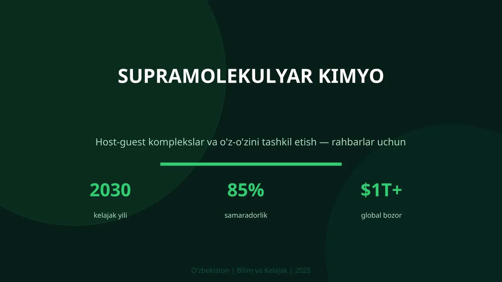 SUPRAMOLEKULYAR KIMYO