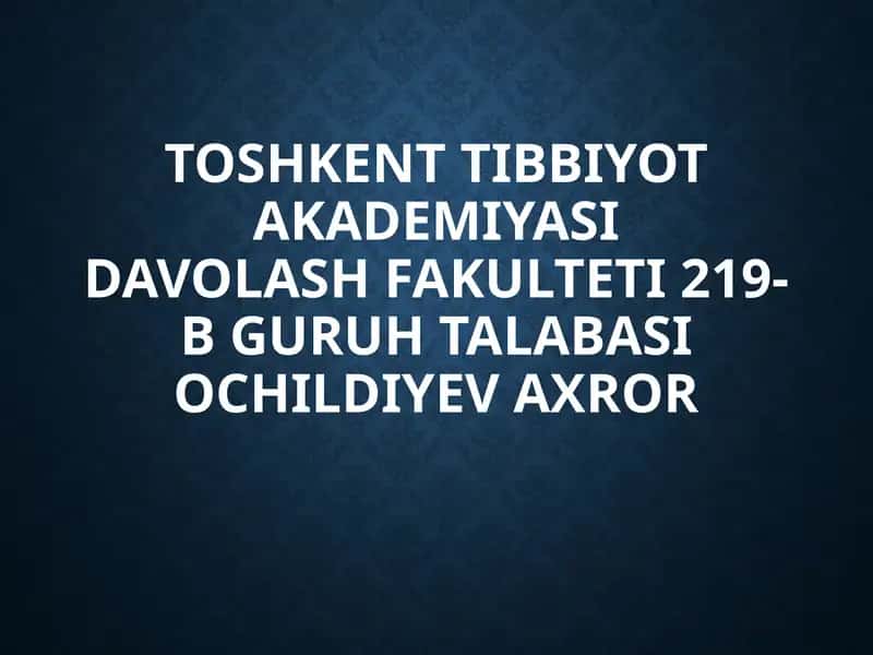 FAVQULOTDA VAZIYATDA AHOLINI HIMOYA QILISH.JAMOA HIMOYA VOSITALARI