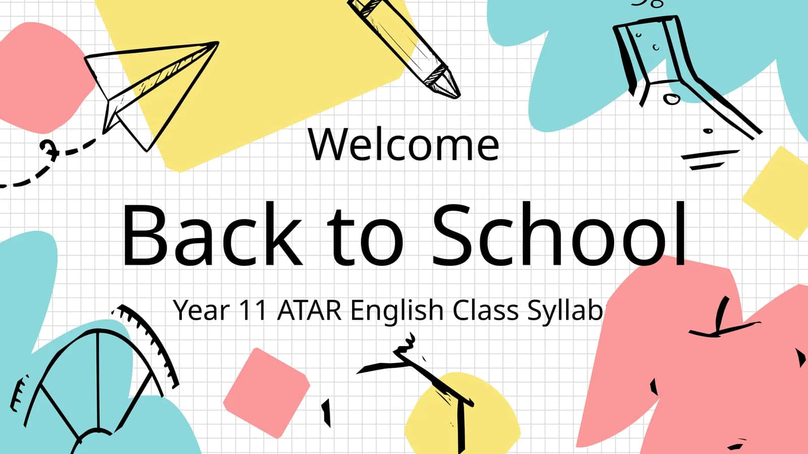 Year 11 ATAR English Class Syllabus