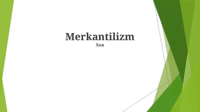 Merkantilizm
